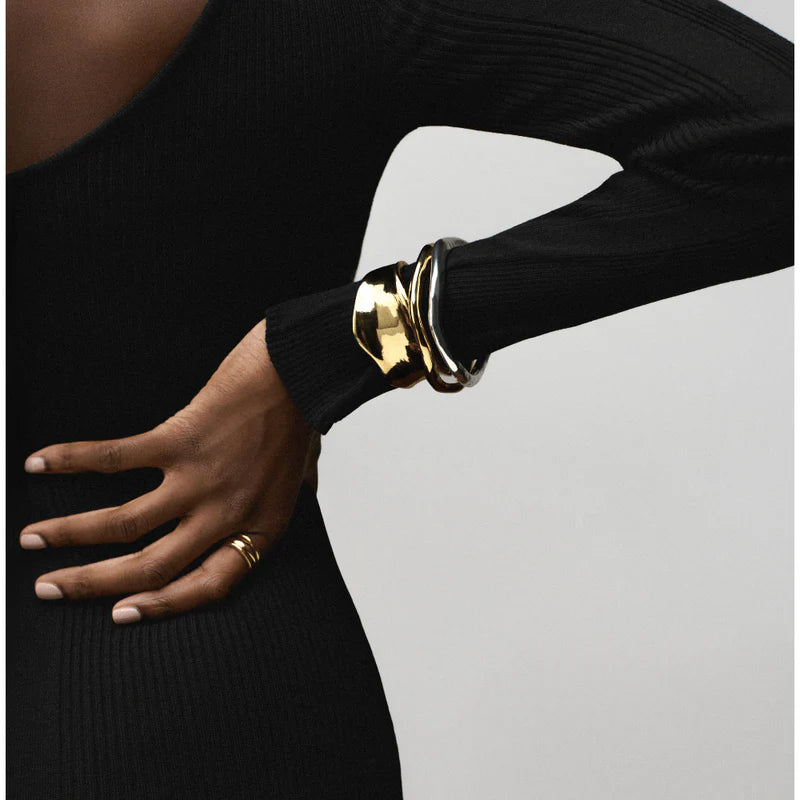 ORE30582 Chunky Gold Bangle