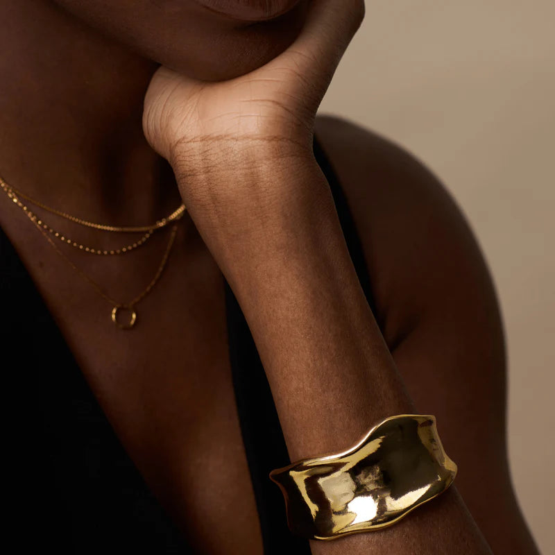 ORE30582 Chunky Gold Bangle