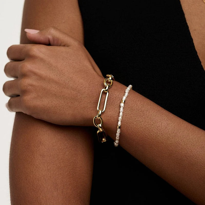 ORE26081 Chunky Bracelet Gold