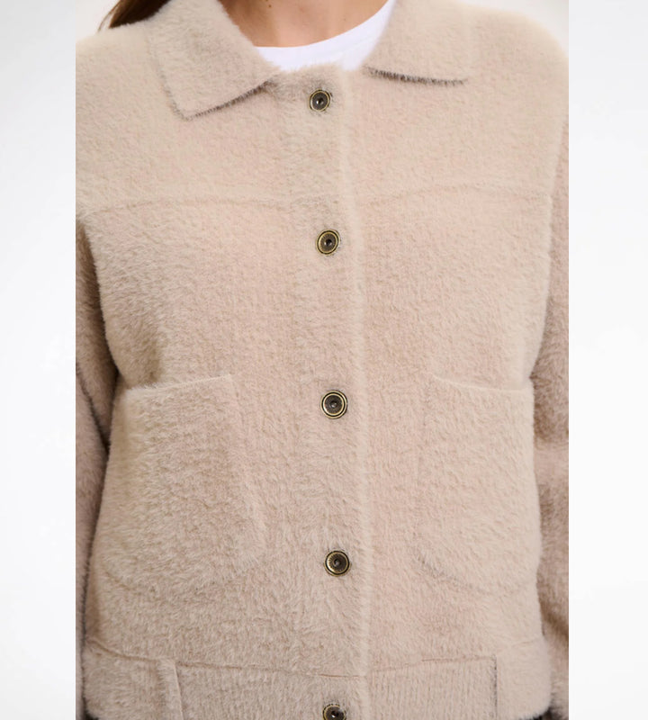 Bubbly Boxy Jacket - Stone
