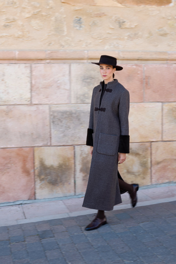 Carnot Coat - Brown Wool