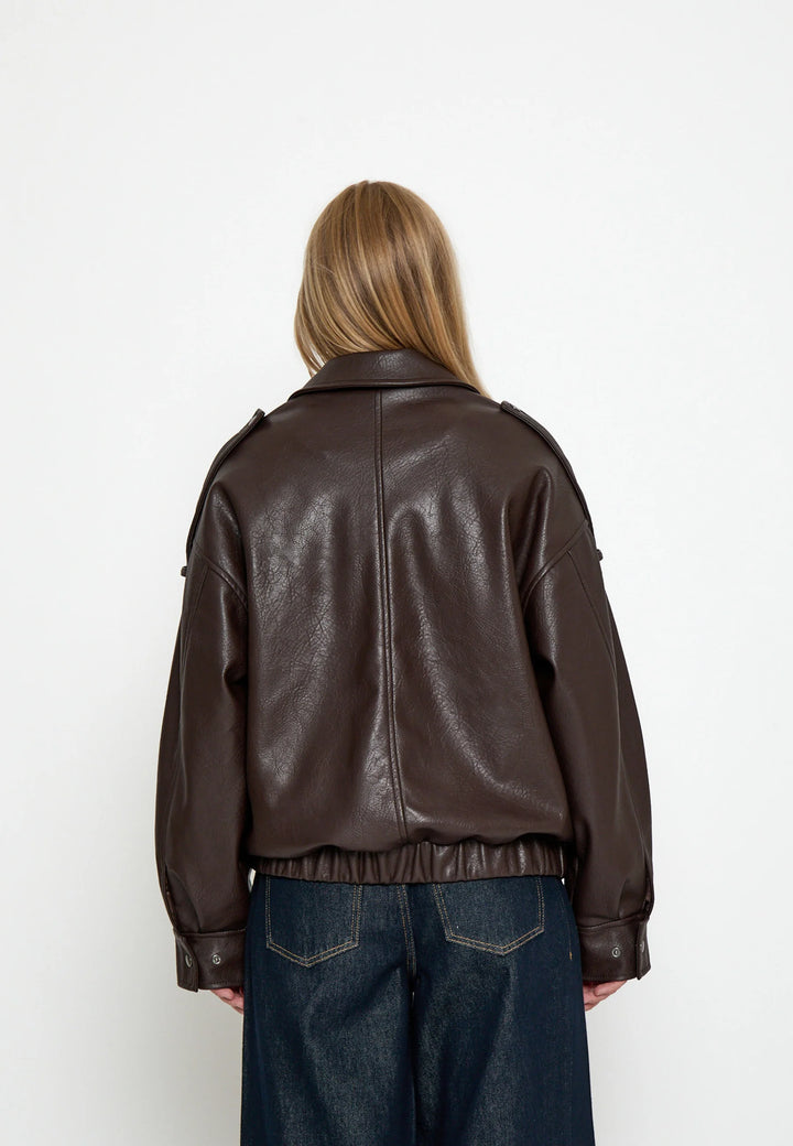 MSPenny Jacket - Java Brown Print