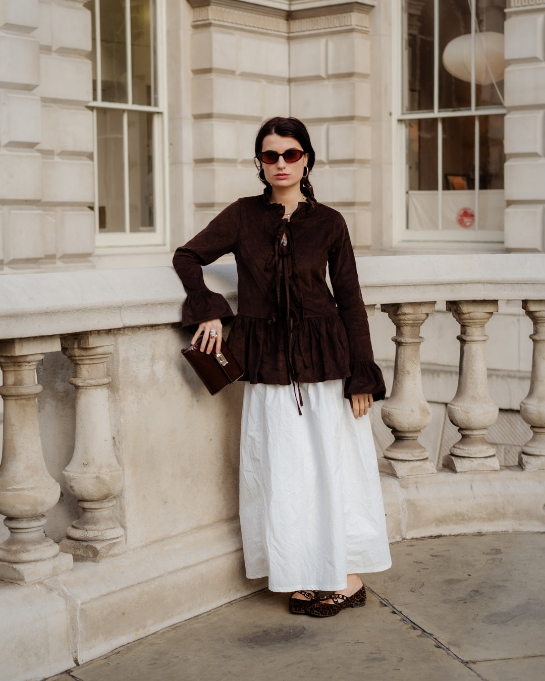 Tinky Blouse in Chocolate Cord