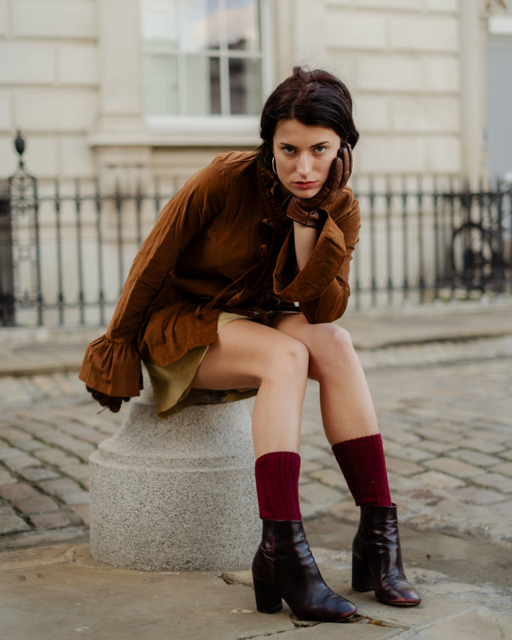 Tinky Blouse in Vicuna Cord