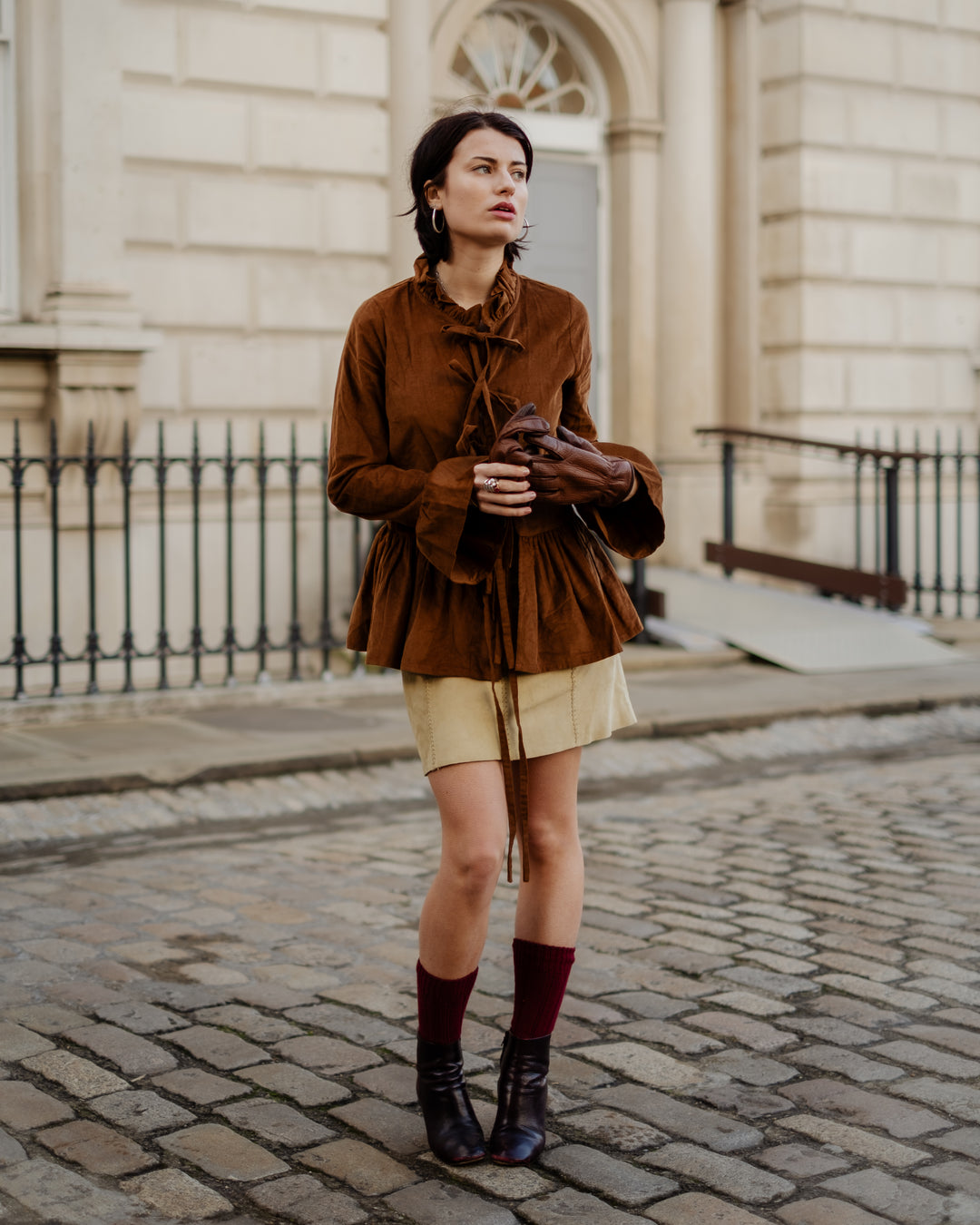 Tinky Blouse in Vicuna Cord
