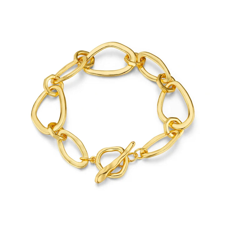 Oval Link T-Bar Bracelet - ORE40532