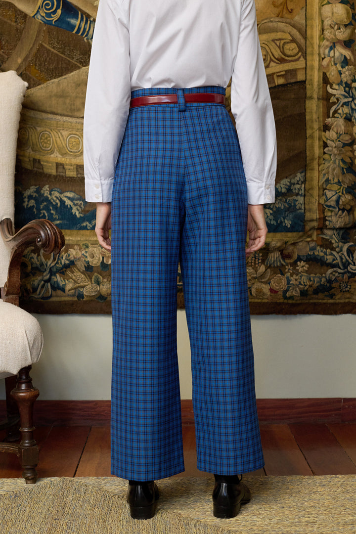 Chesnut Pants - Navy Checks