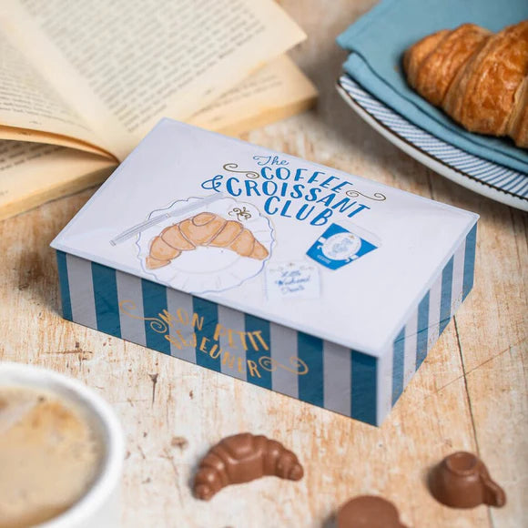 Coffee and Croissant Truffle Tin