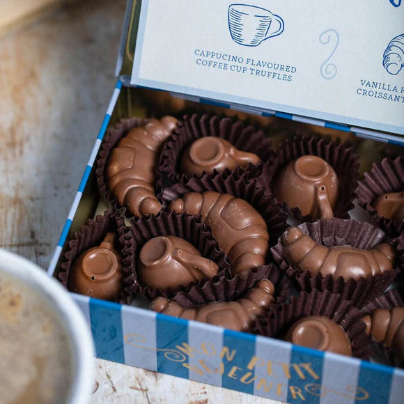 Coffee and Croissant Truffle Tin