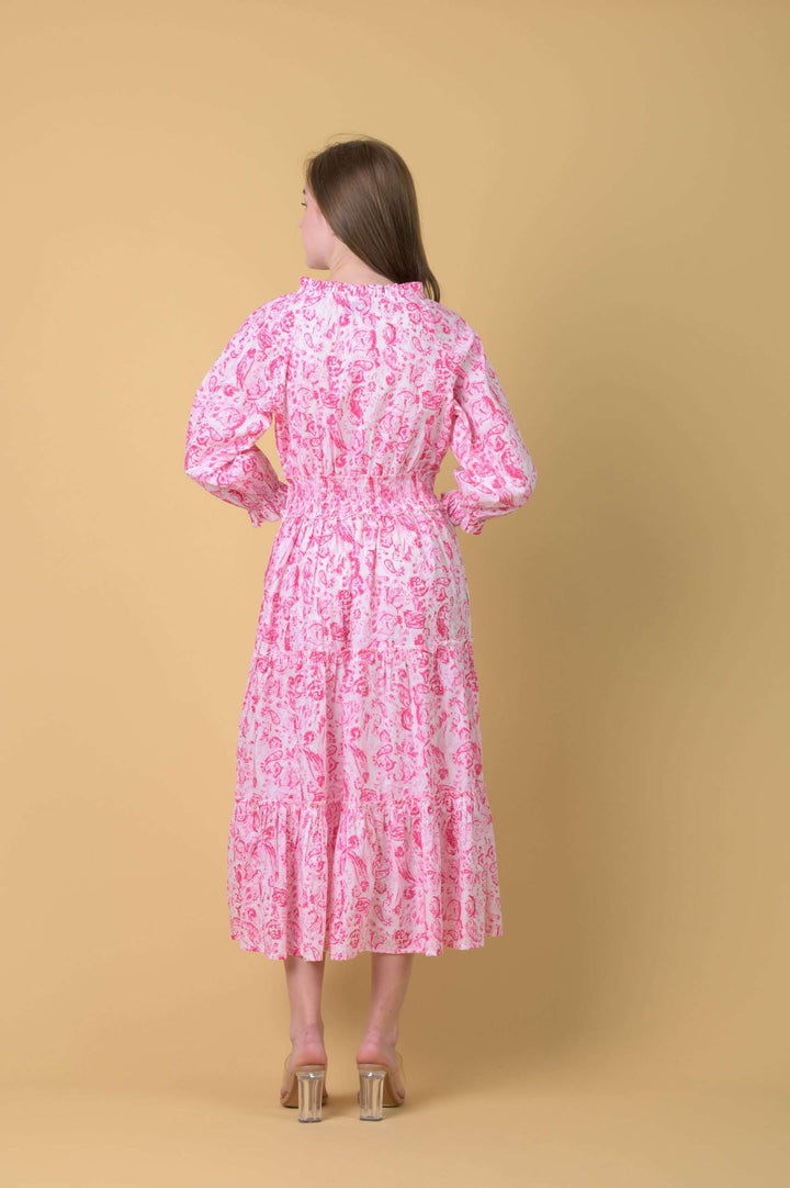 Jocelyn Dress - Cleo Pink