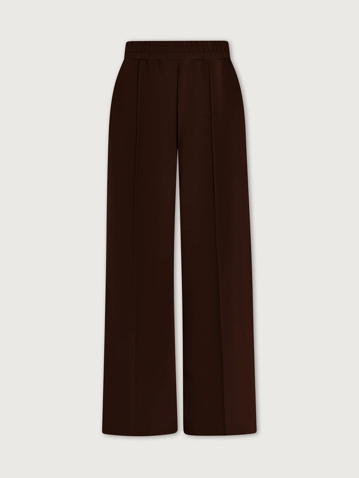 The Wide Leg Pant 30" in Coffee Bean