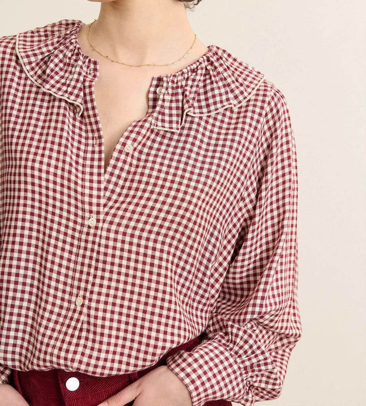Bertille Blouse Bordeaux