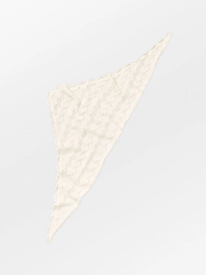 Opany Triangle Scarf - Birch White