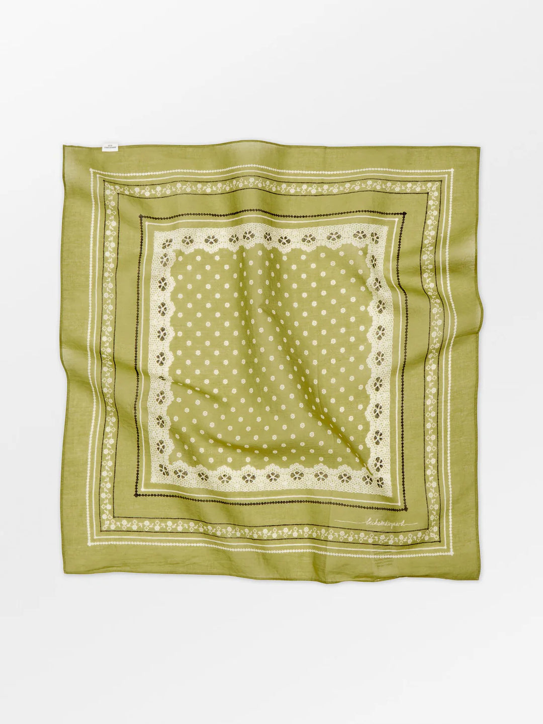 Lacia Cotta Scarf - Golden Cypress Green