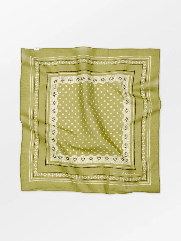 Lacia Cotta Scarf - Golden Cypress Green