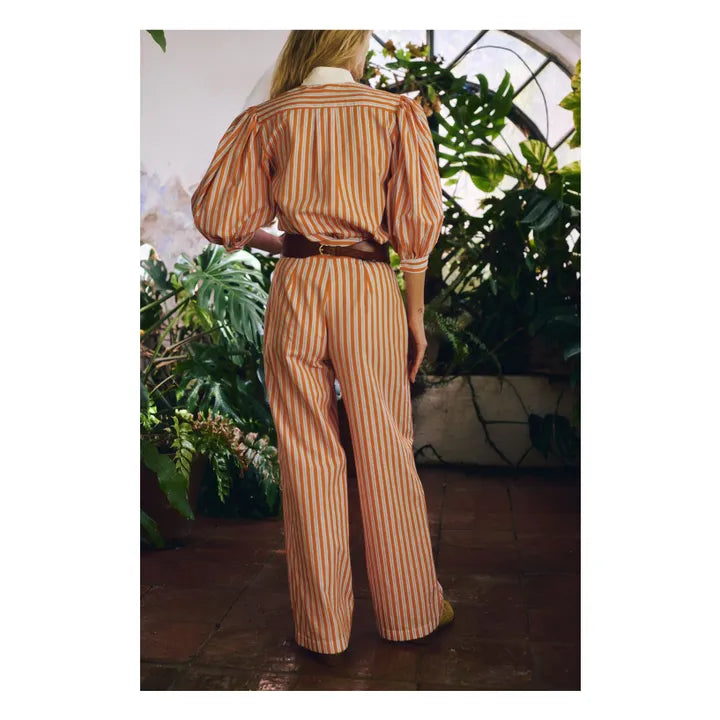 Romeo Pants - Orange Stripe