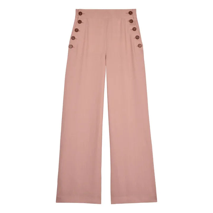 Pablo Pants - Misty Rose Linen