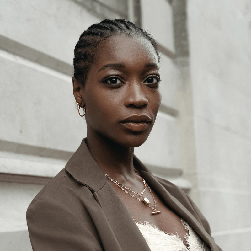 ORE30562 Polished Molten Oval Hoop