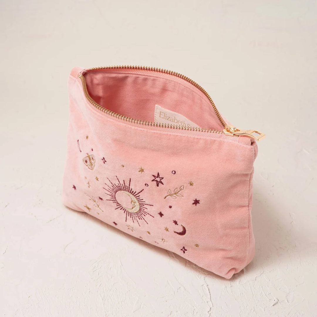 Boho Mysticism Mini Pouch - Pale Pink
