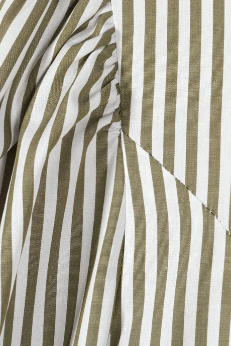 Iza Shirt - Green Stripes