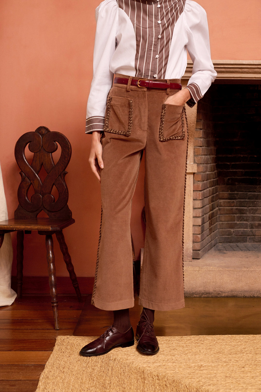 Niza Pants - Cocoa Corduroy
