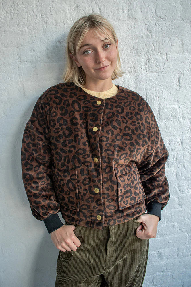 Hilda Veste Maille - Leopard