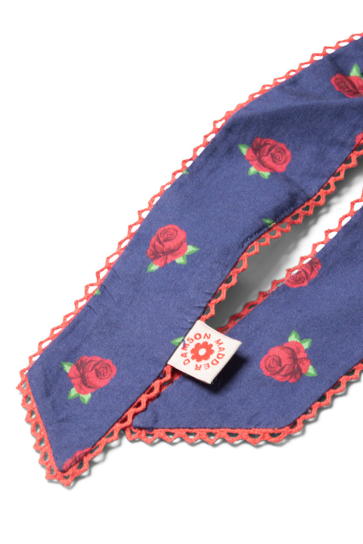 Bow Scrunchie - Rose Print