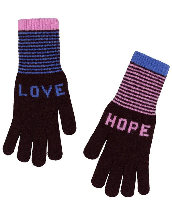 Contrast Love & Hope Gloves - Quartz