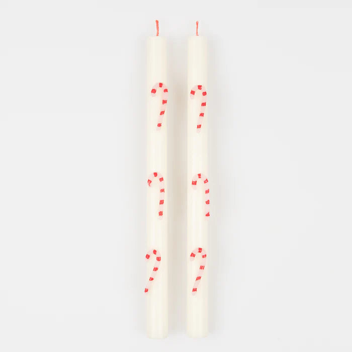 Candy Cane Table Candles