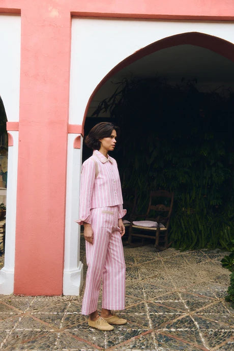 Niza Pants - Pink Stripe