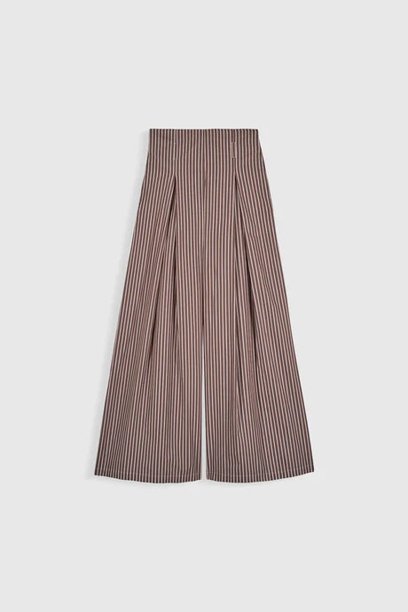 Palladio Pants - Brown Stripes