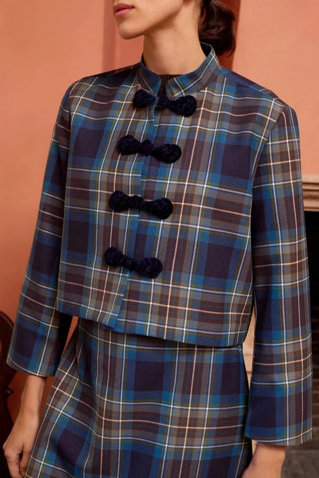 Pek Jacket - Cobalt Checks