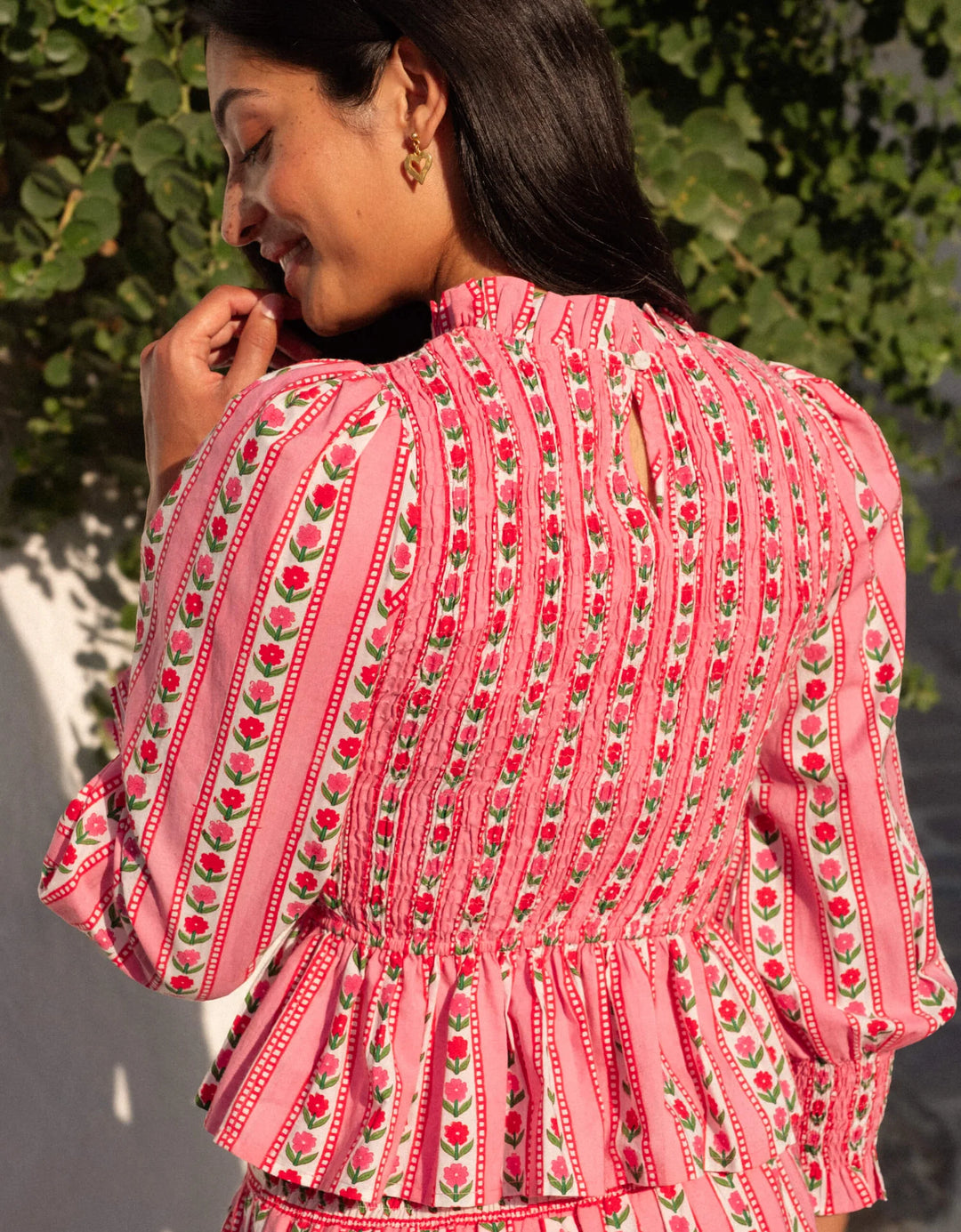 Isabel Top - Alpine Rose