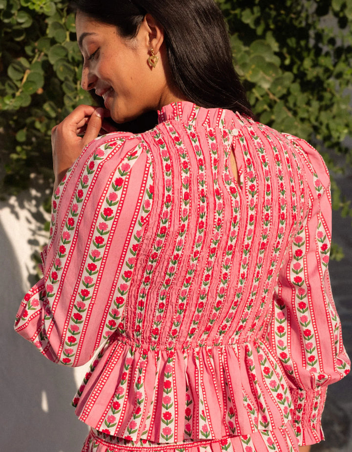 Isabel Top - Alpine Rose