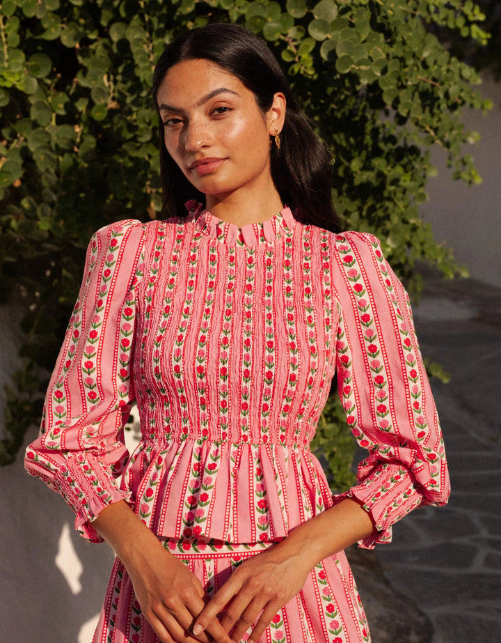 Isabel Top - Alpine Rose