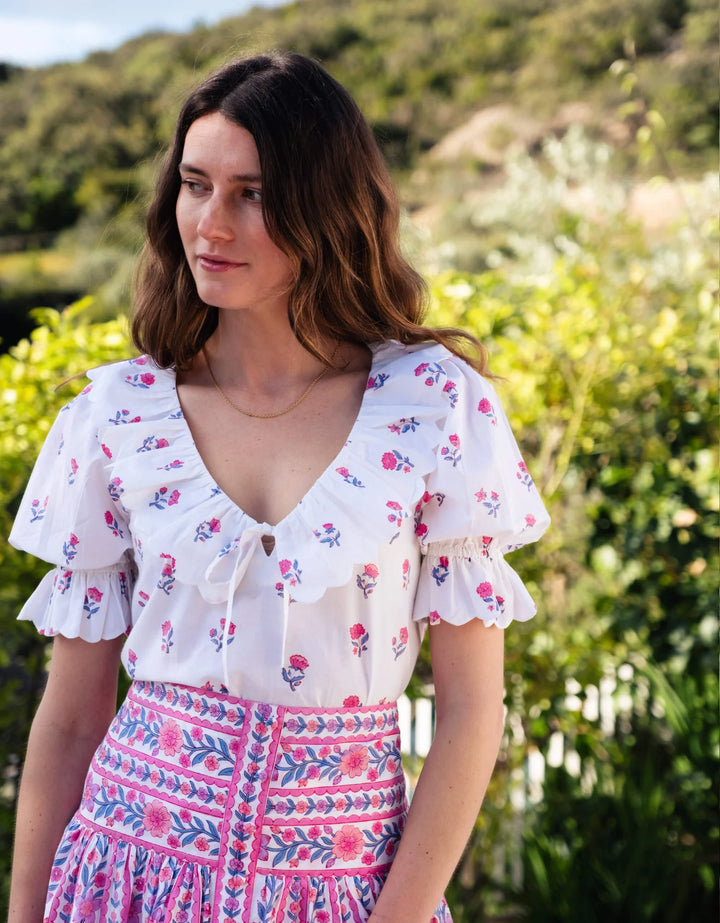 Ava Blouse - Jaipur Ditsy