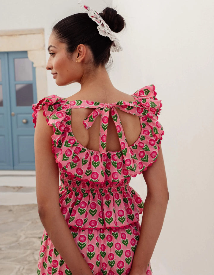 Susie Top - Marigold Blush