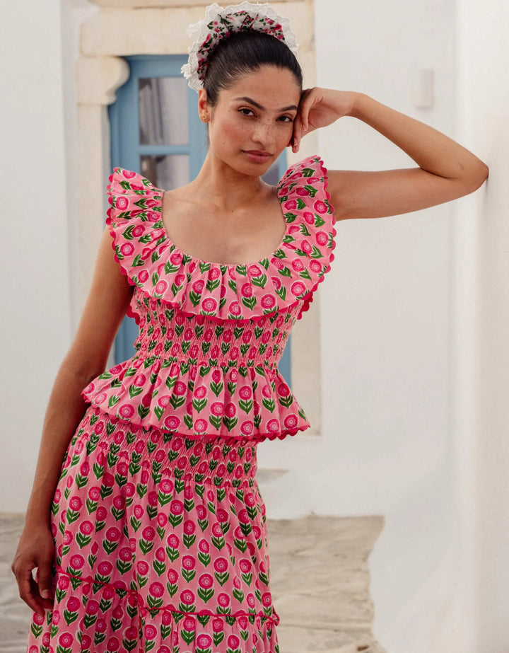 Susie Top - Marigold Blush