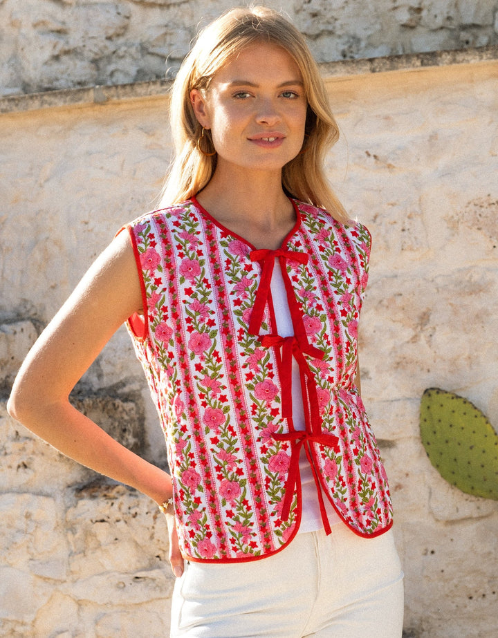 Maggie Gilet - Retro Love Heart
