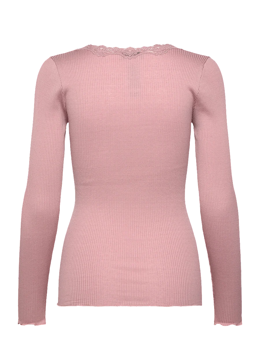 5369 Babette Silk LS U-Neck - Woodrose