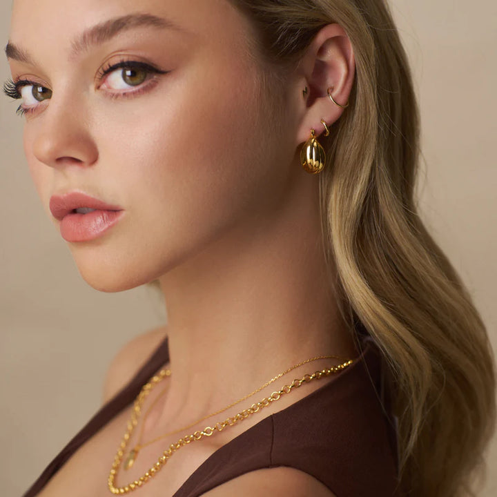 ORE31450 Small Interlocking Earrings