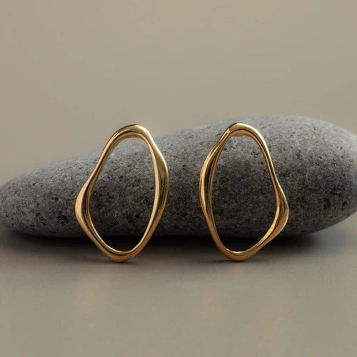 Open Oval Earrings - ORE40516