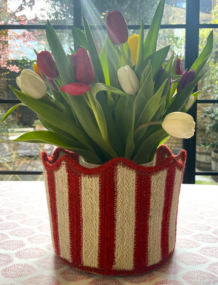 Tulip Basket - Red