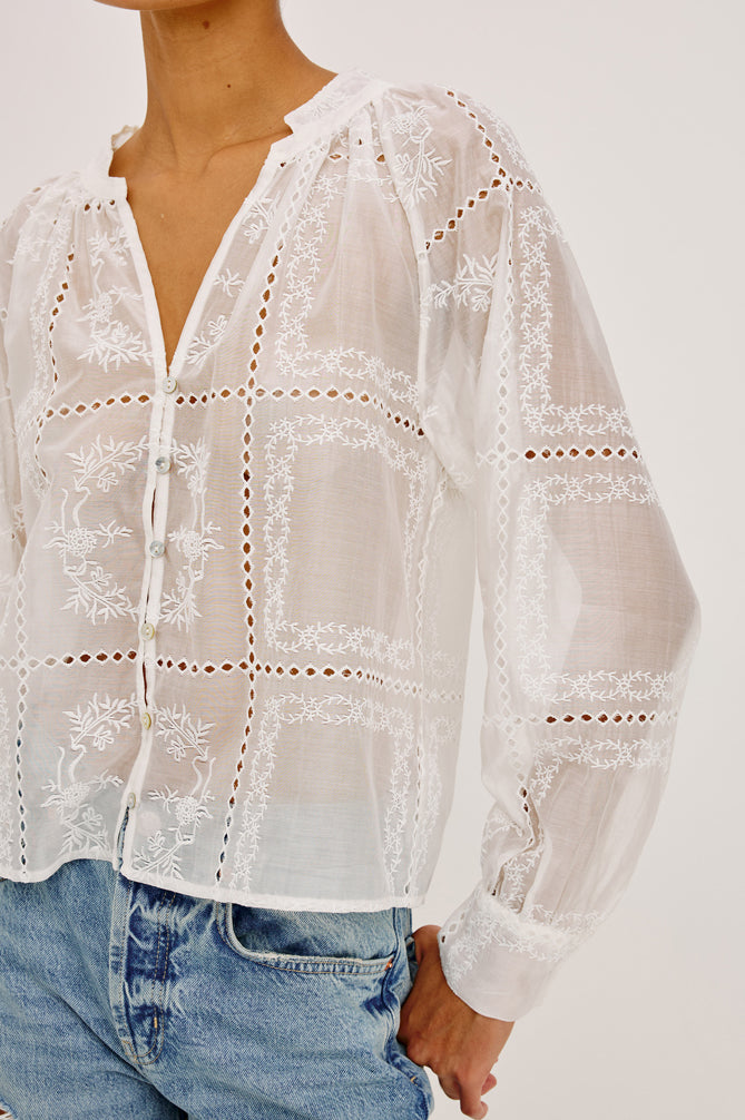 Francine - Ivory Handkerchief