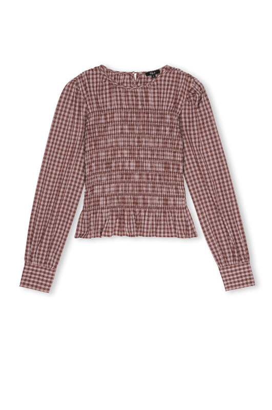Tabi Blouse - Rust Rose