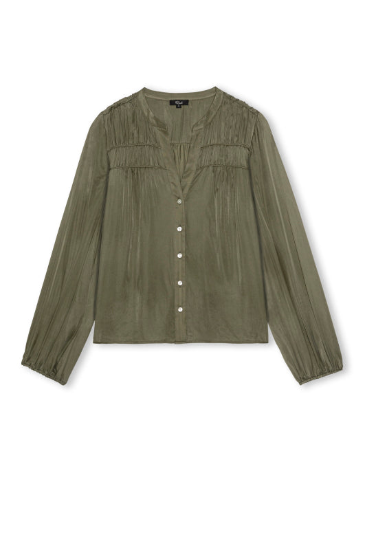 Cadence Blouse - Washed Olive